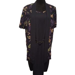 Jason/Cody Women's Size 16P Vintage "80's" Midi Suit Dress